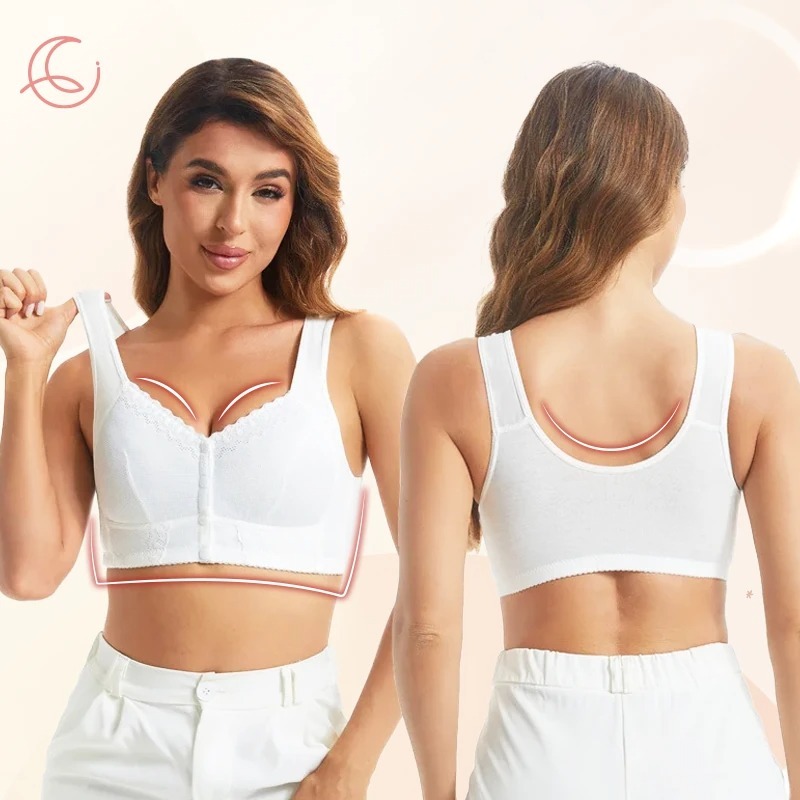 🎁 2025 Mother's Day Special 🌸New Front Closure Breathable Bra for Seniors