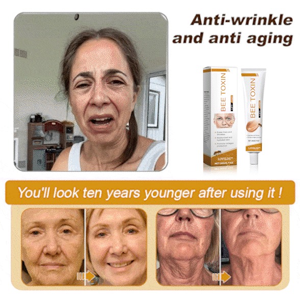 🐝🎁Made and Shipped from USA✨LOVILDS Bee Toxin Wrinkle Removal Cream-🔥LAST DAY 70% OFF