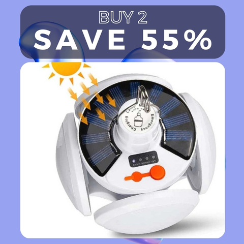 🔥2 in 1 Folding Solar Lamp
