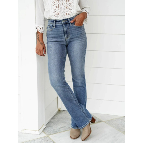 ✨HOT SALE 50% OFF👖New Tummy Control Bootcut Jeans 🔥