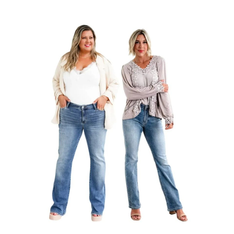 ✨HOT SALE 50% OFF👖New Tummy Control Bootcut Jeans 🔥