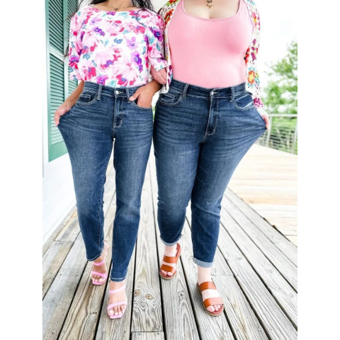 ✨HOT SALE 50% OFF👖New Tummy Control Bootcut Jeans 🔥