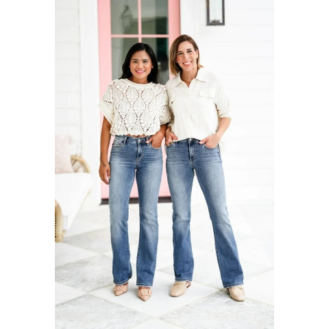 ✨HOT SALE 50% OFF👖New Tummy Control Bootcut Jeans 🔥