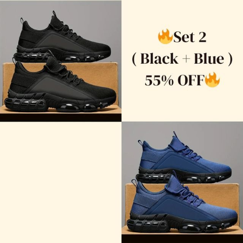 🔥Last Sale🔥Men's Lightweight Breathable Low-Top Running Shoes