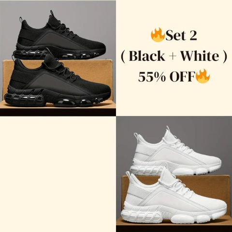 🔥Last Sale🔥Men's Lightweight Breathable Low-Top Running Shoes