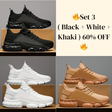 🔥Last Sale🔥Men's Lightweight Breathable Low-Top Running Shoes