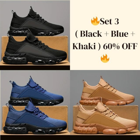 🔥Last Sale🔥Men's Lightweight Breathable Low-Top Running Shoes
