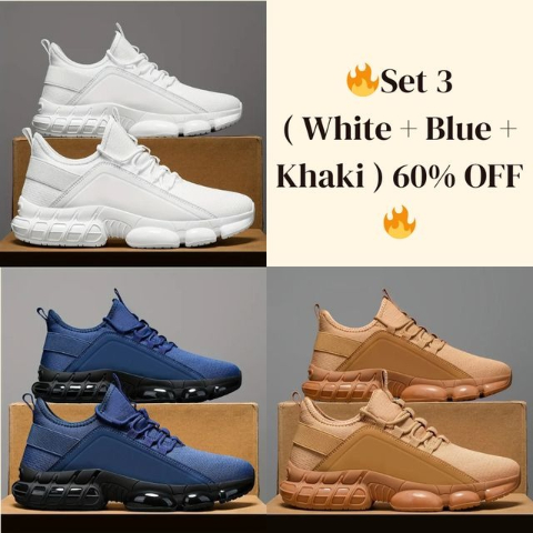 🔥Last Sale🔥Men's Lightweight Breathable Low-Top Running Shoes