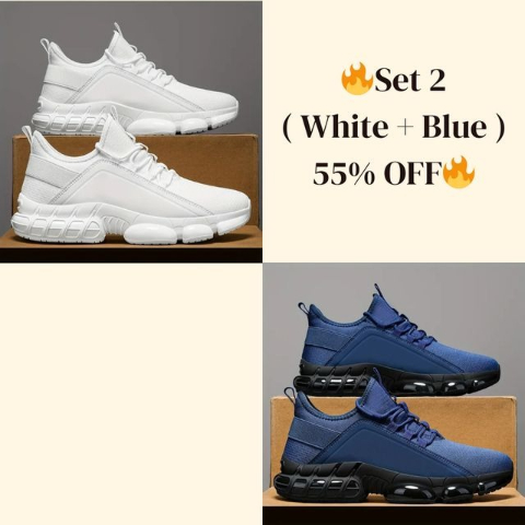 🔥Last Sale🔥Men's Lightweight Breathable Low-Top Running Shoes
