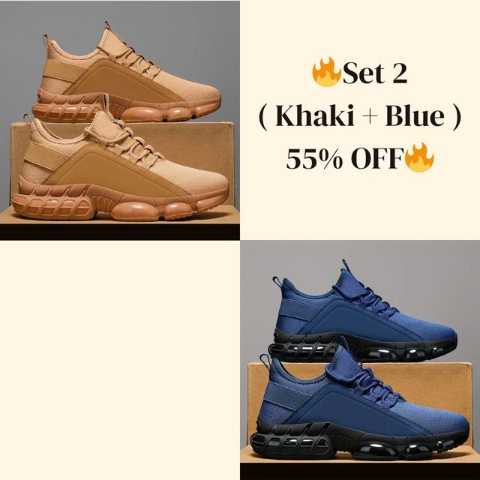 🔥Last Sale🔥Men's Lightweight Breathable Low-Top Running Shoes