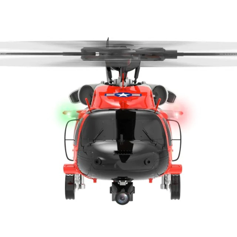 ⚡FLASH DEAL - CLEARANCE WAREHOUSE🚁Coast Guard RC F09-S Helicopter, 1/47 Scale 2.4G 6CH Gyro RC Helicopter w/ GPS Intelligent Control System