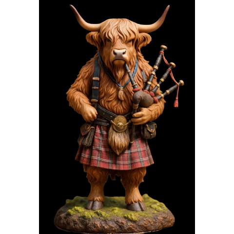 🐮Highland Cow Advent Calendar 2025🎄✨ - 3D Handmade Highland Cow Doll (24Pcs)