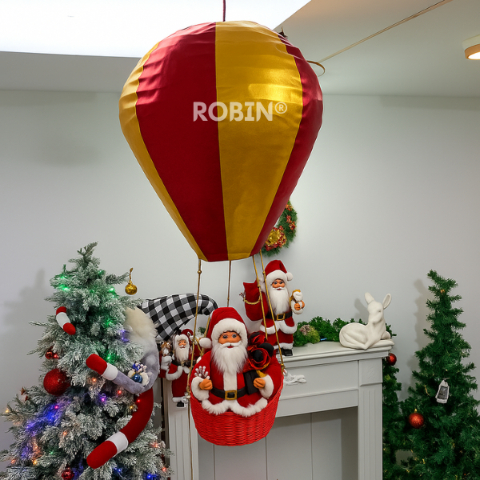 🔥This Christmas’s Hottest Decor🔥 The Floating Santa Hot Air Balloon Ornament 🎅