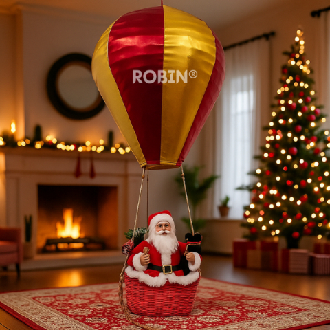 🔥This Christmas’s Hottest Decor🔥 The Floating Santa Hot Air Balloon Ornament 🎅