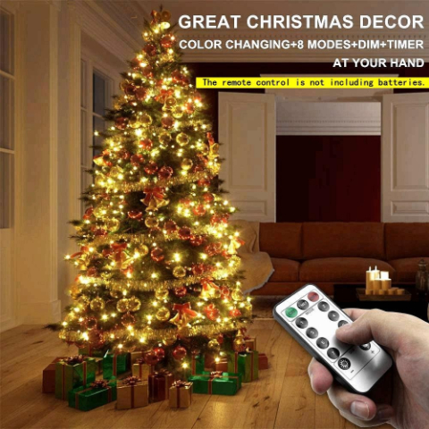 ✨ LED Fairy String Lights with Remote — Holiday-Ready Glow for Every Space
