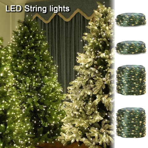 ✨ LED Fairy String Lights with Remote — Holiday-Ready Glow for Every Space