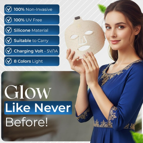 LED Red Light Therapy Face Mask