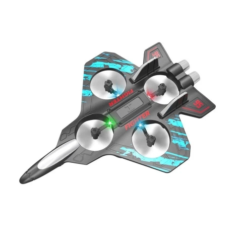 49% OFF 🎉🎉RC Stunt Fighter Jet Toy for Kids with 360° Flips & LED Lights