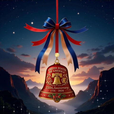 🔥Limited Time 🔔 The 2026 United States 250th Anniversary Bell Ornament (1776–2026)