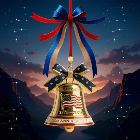 🔥Limited Time 🔔 The 2026 United States 250th Anniversary Bell Ornament (1776–2026)