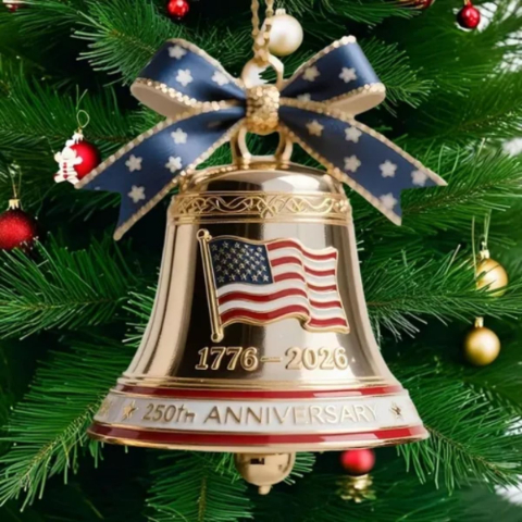 🔥Limited Time 🔔 The 2026 United States 250th Anniversary Bell Ornament (1776–2026)