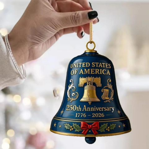 🔥Limited Time 🔔 The 2026 United States 250th Anniversary Bell Ornament (1776–2026)