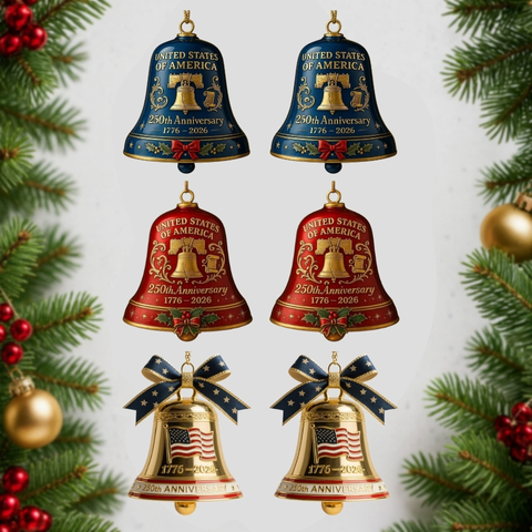 🔥Limited Time 🔔 The 2026 United States 250th Anniversary Bell Ornament (1776–2026)