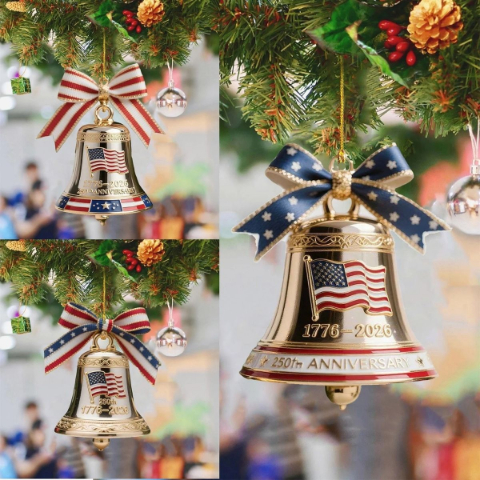 🔥Limited Time 🔔 The 2026 United States 250th Anniversary Bell Ornament (1776–2026)