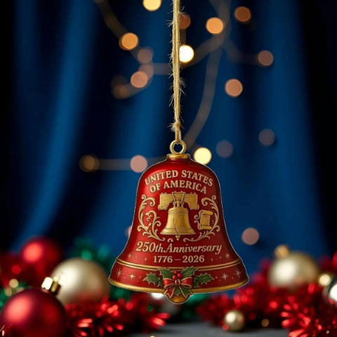 🔥Limited Time 🔔 The 2026 United States 250th Anniversary Bell Ornament (1776–2026)