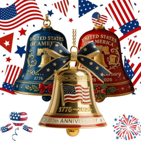 🔥Limited Time 🔔 The 2026 United States 250th Anniversary Bell Ornament (1776–2026)