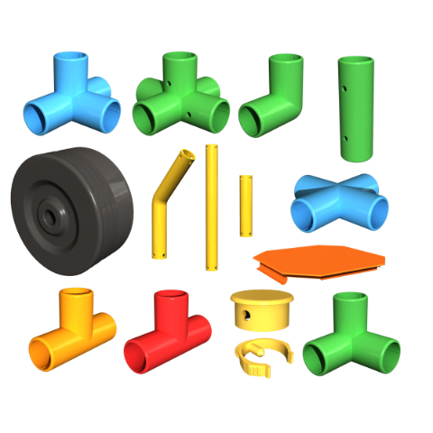 Best Seller: Tubelox Deluxe 220-Piece Set😍The Life-Sized Builiding & Construction Set Kids Love