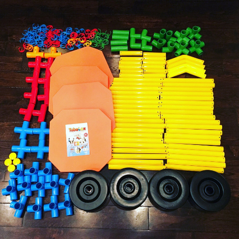 Best Seller: Tubelox Deluxe 220-Piece Set😍The Life-Sized Builiding & Construction Set Kids Love