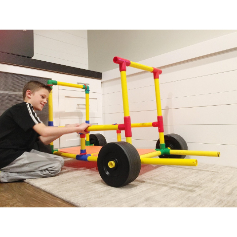 Best Seller: Tubelox Deluxe 220-Piece Set😍The Life-Sized Builiding & Construction Set Kids Love