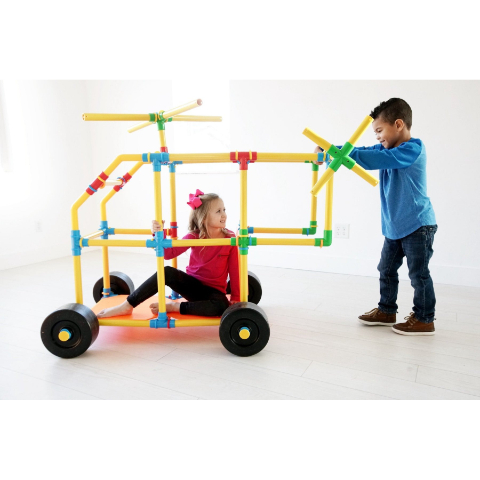 Best Seller: Tubelox Deluxe 220-Piece Set😍The Life-Sized Builiding & Construction Set Kids Love