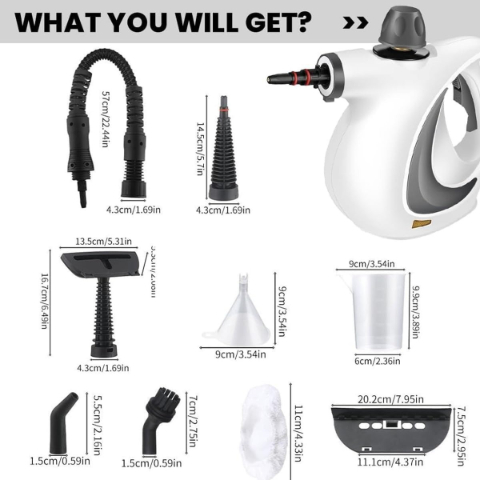 Pressurised Handheld Steam Cleaner Pressurized Handheld Multi-surface Steamer