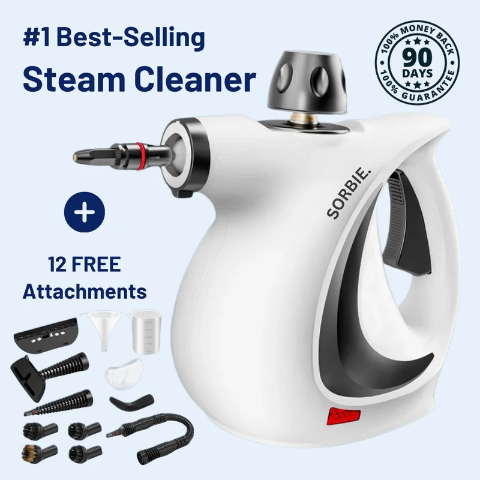 SorbiePro Steamer - The Mom's Secret Weapon for a Spotless, Chemical-Free Home