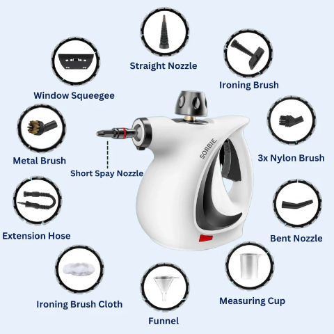 SorbiePro Steamer - The Mom's Secret Weapon for a Spotless, Chemical-Free Home