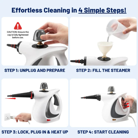 SorbiePro Steamer - The Mom's Secret Weapon for a Spotless, Chemical-Free Home