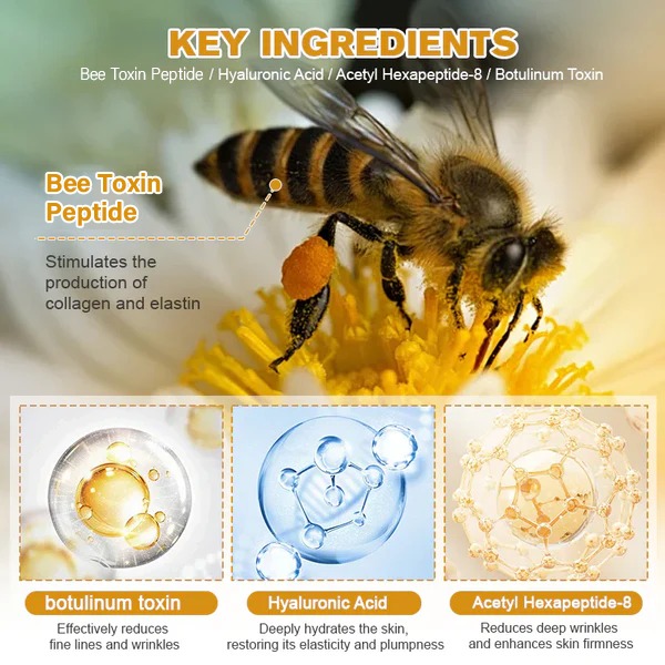 🐝🎁Made and Shipped from USA✨LOVILDS Bee Toxin Wrinkle Removal Cream-🔥LAST DAY 70% OFF