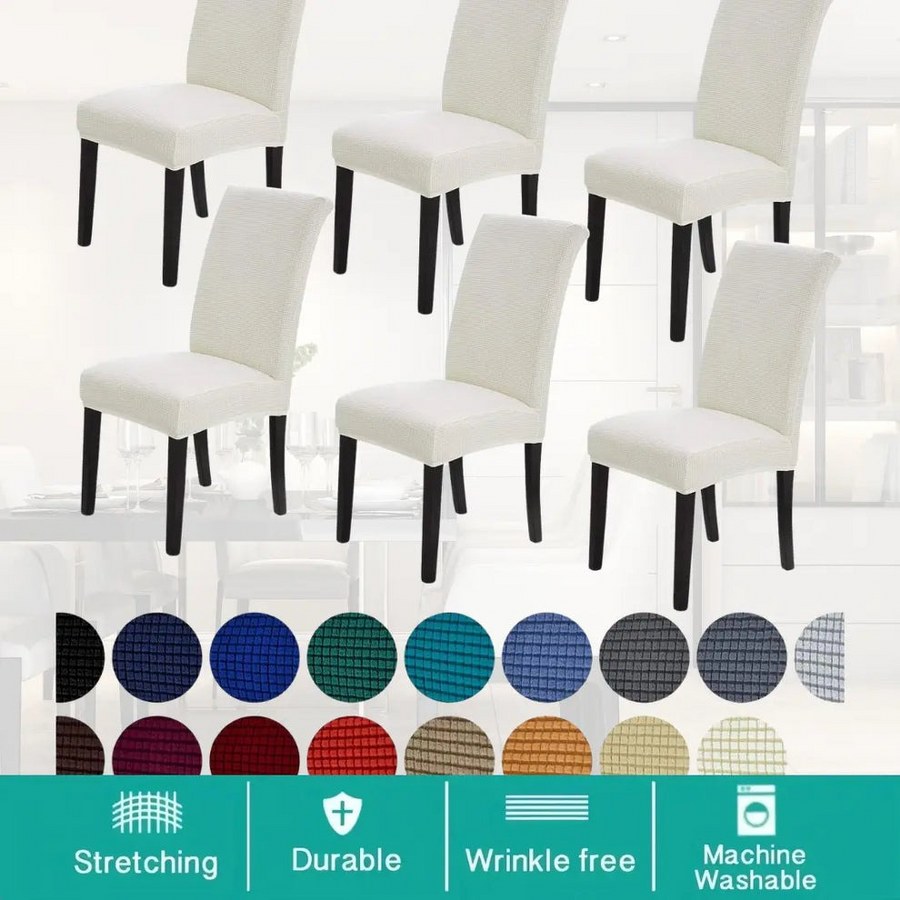 Modern Waterproof Stretch Dining Chair Covers
