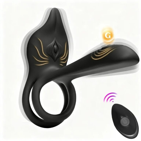 🛒 Discreet Delivery 🔥 Enchanted Girl Luxe Smart Vibrating Ring - App-Controlled Pleasure for Couples 💫
