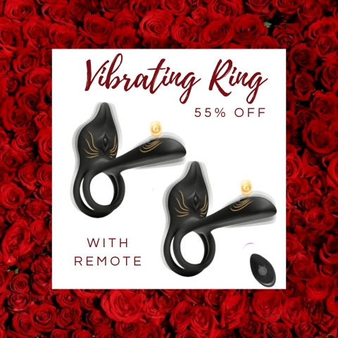 🛒 Discreet Delivery 🔥 Enchanted Girl Luxe Smart Vibrating Ring - App-Controlled Pleasure for Couples 💫