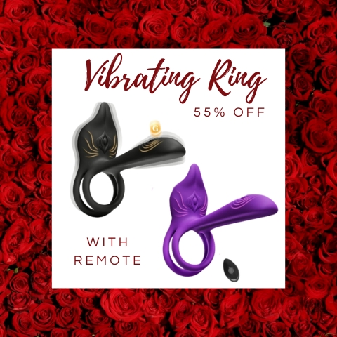 🛒 Discreet Delivery 🔥 Enchanted Girl Luxe Smart Vibrating Ring - App-Controlled Pleasure for Couples 💫