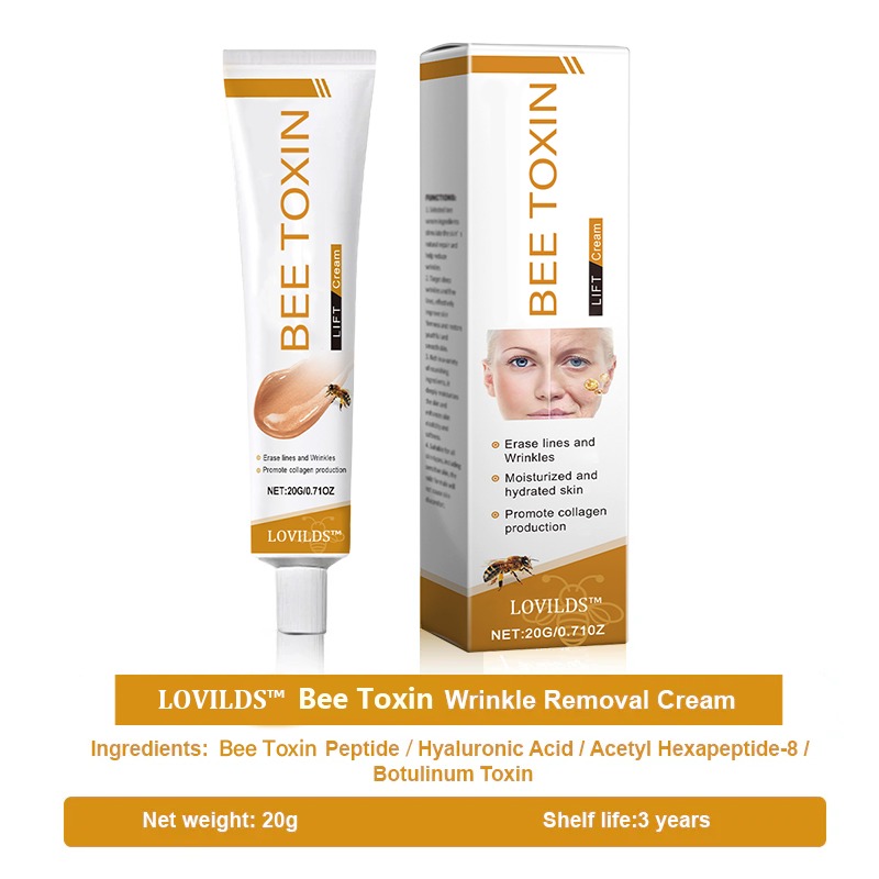 🐝🎁Made and Shipped from USA✨LOVILDS Bee Toxin Wrinkle Removal Cream-🔥LAST DAY 70% OFF