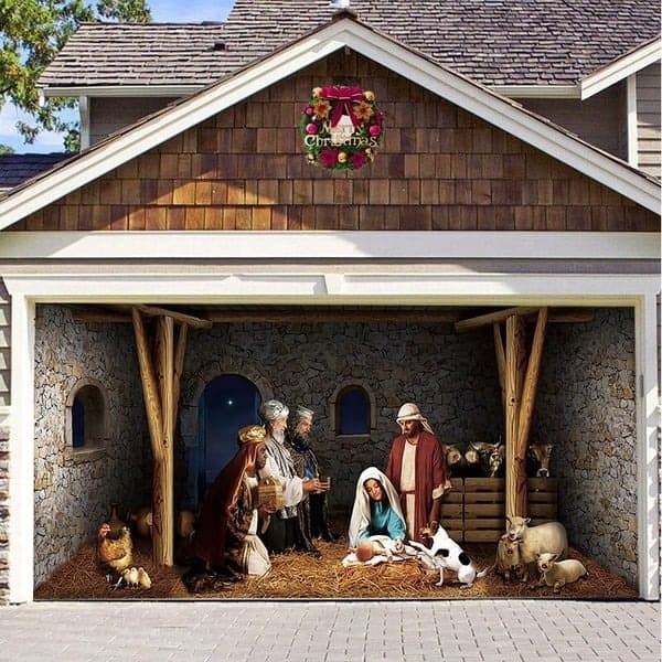 🎄Last Day Sale 49% OFF - Christmas 2024 Reusable Garage Door Decoration