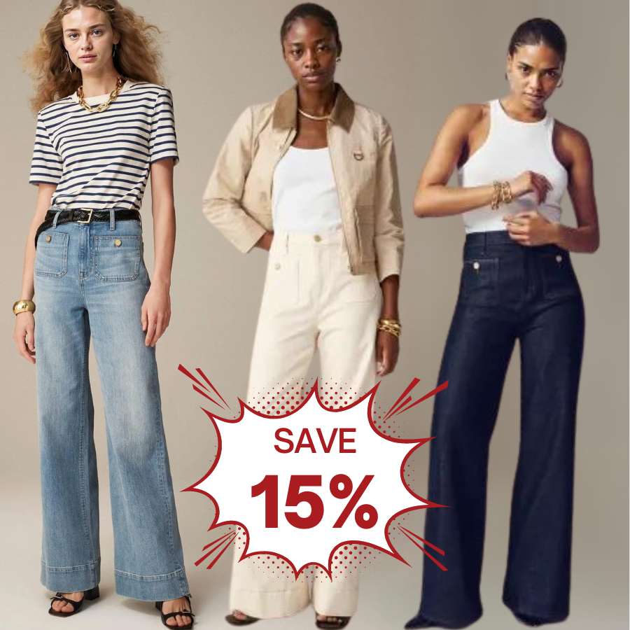 🎉LAST DAY 49% OFF👖Tummy Control Sailor Wide Leg Trouser