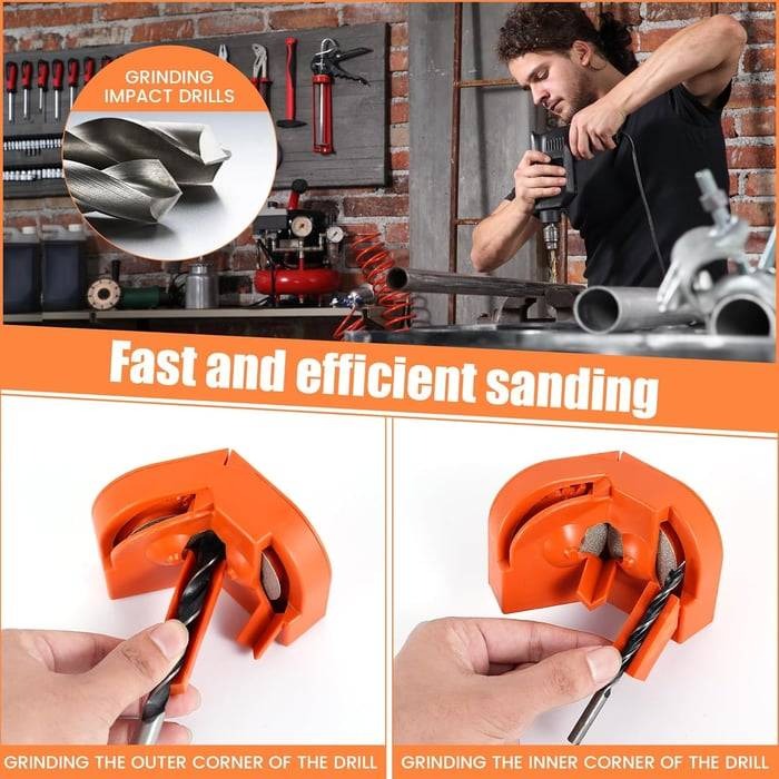 🔥Hot Sale 49% OFF - 🎁 Multifunctional Drill Sharpener
