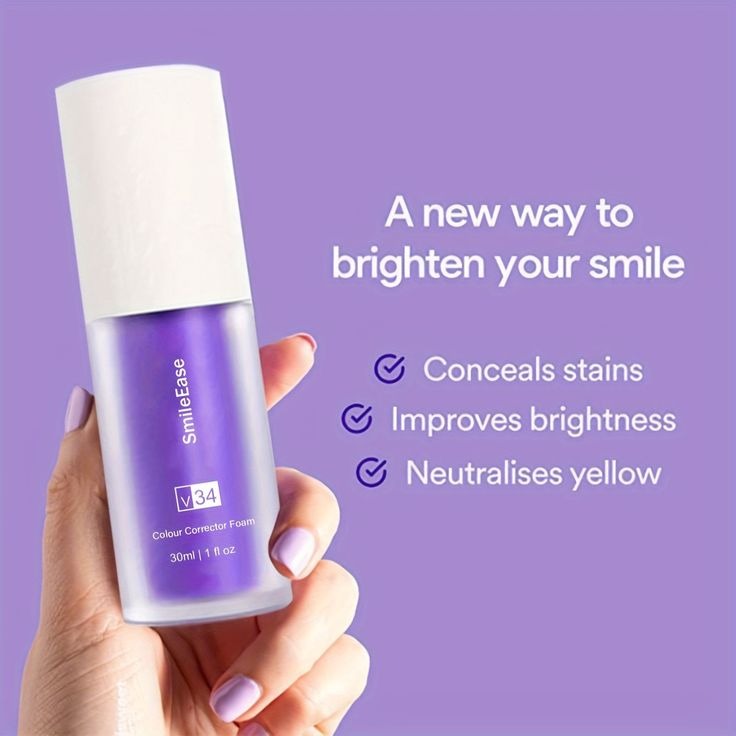 Hismile V34 Color Corrector Serum – Achieve a Brighter, Whiter Smile