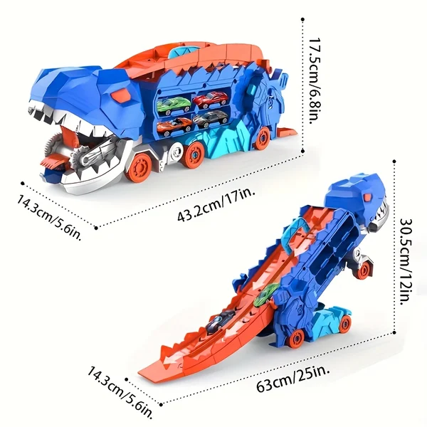 🔥FASH SALE🔥Transport Dinosaur Truck with Foldable Sliding 04 🚗