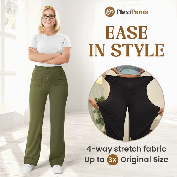 FlexiPants – Women’s Casual High Waist Stretch Pants